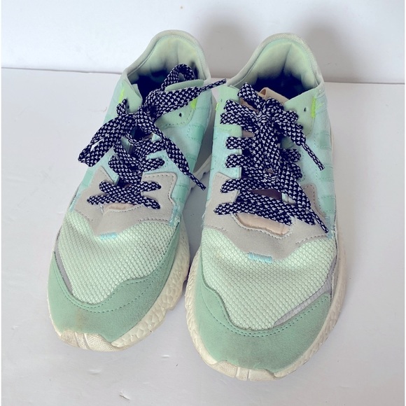 ADIDAS Teal Running Gym Blue White - Picture 7 of 9